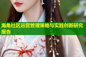 海角社区运营管理策略与实践创新研究报告