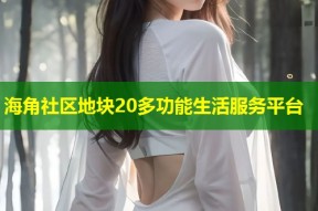 海角社区地块20多功能生活服务平台