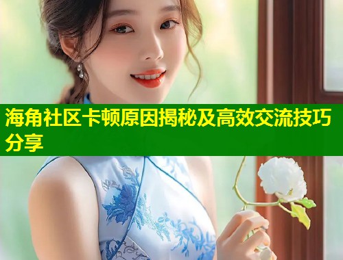 海角社区卡顿原因揭秘及高效交流技巧分享  第1张