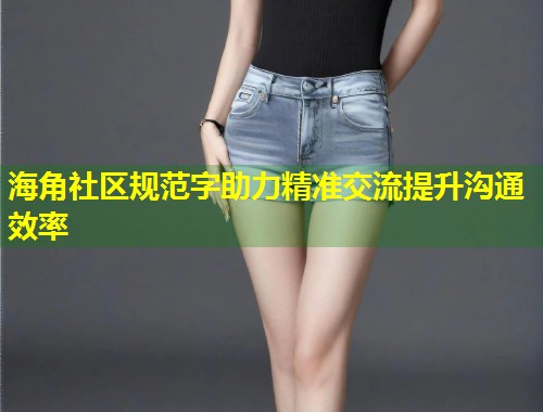 海角社区规范字助力精准交流提升沟通效率  第1张