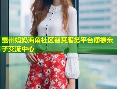惠州妈妈海角社区智慧服务平台便捷亲子交流中心  第1张