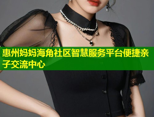惠州妈妈海角社区智慧服务平台便捷亲子交流中心  第2张