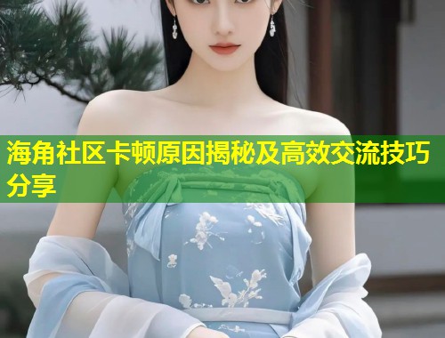 海角社区卡顿原因揭秘及高效交流技巧分享  第2张
