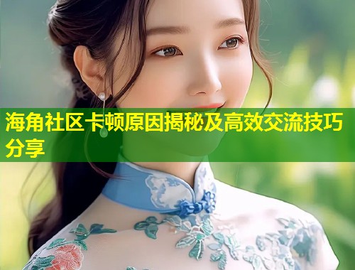 海角社区卡顿原因揭秘及高效交流技巧分享  第1张