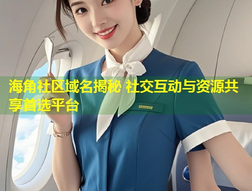 海角社区域名揭秘 社交互动与资源共享首选平台  第1张