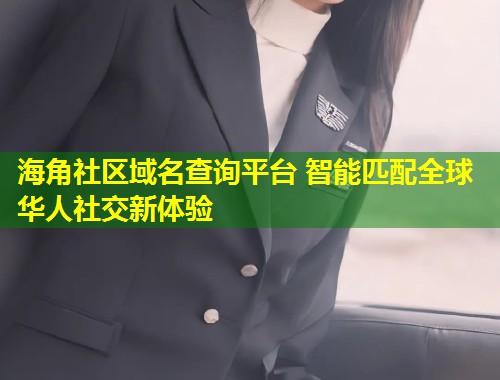 海角社区域名查询平台 智能匹配全球华人社交新体验  第1张