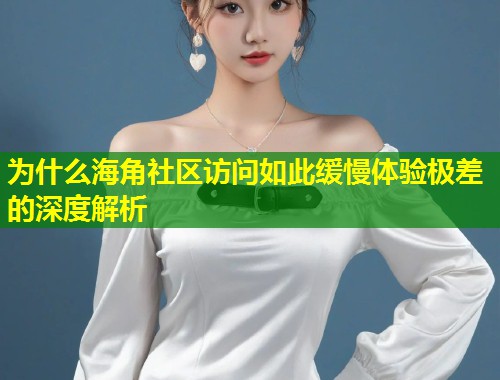 为什么海角社区访问如此缓慢体验极差的深度解析  第1张