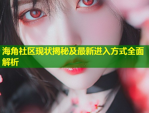 海角社区现状揭秘及最新进入方式全面解析  第1张